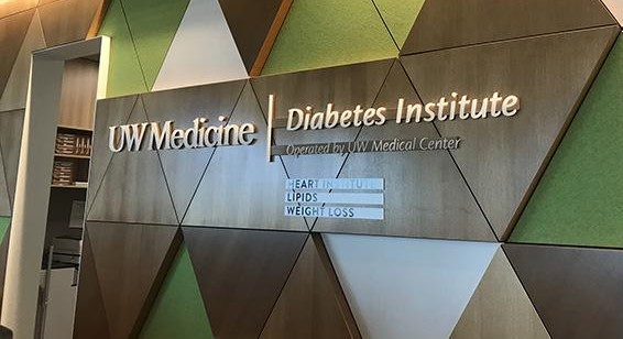 Diabetes institute signage