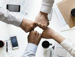 Hands together