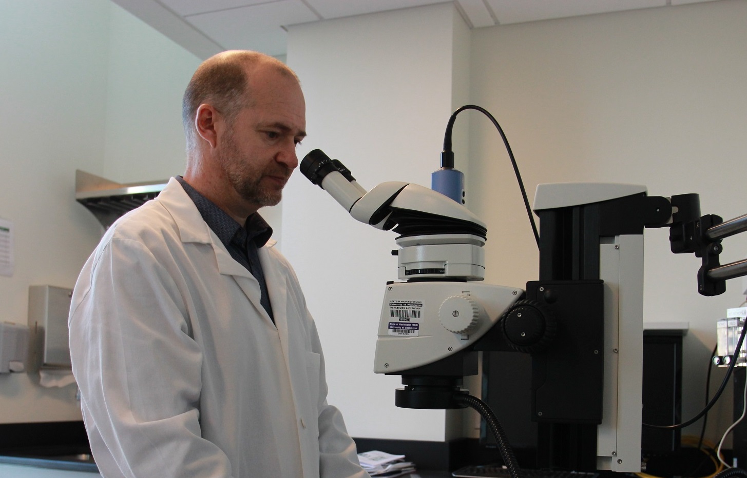 Gregory Morton in Lab